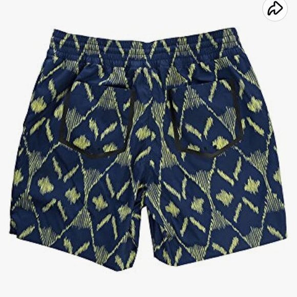 MARC BY MARC JACOBS Two Tone Graphic Trunk Swim Shorts S Blue Green - Picture 2 of 5